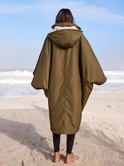 Khaki Green Poncho Changing Robe - Image 3 of 9