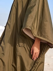 Khaki Green Poncho Changing Robe - Image 7 of 9
