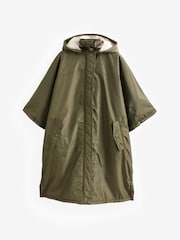 Khaki Green Poncho Changing Robe - Image 9 of 9