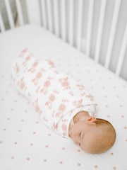 aden + anais Pink Rosettes Hat And Blanket Gift Set - Image 6 of 6