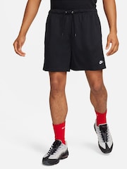 Nike Black Club Mesh Flow Shorts - Image 1 of 7