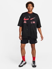 Nike Black Club Mesh Flow Shorts - Image 6 of 7