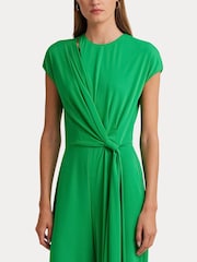 Lauren Ralph Lauren Dinfell Tie Front Jersey Wide Leg Jumpsuit - Image 4 of 6