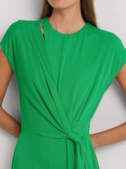 Lauren Ralph Lauren Dinfell Tie Front Jersey Wide Leg Jumpsuit - Image 5 of 6