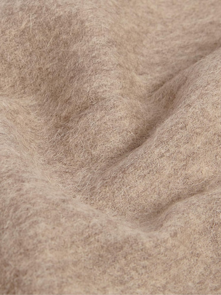 Barbour® Neutral Lambswool Woven Scarf - Image 4 of 4