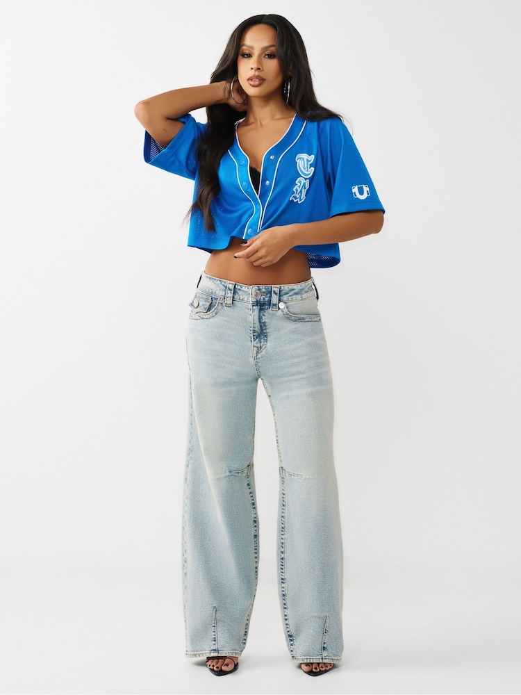 True Religion Bailey Barrel Flap Hose - Bild 2 von 5