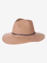 Barbour® Camel Tack Fedora 100% Cotton Hat - Image 1 of 3