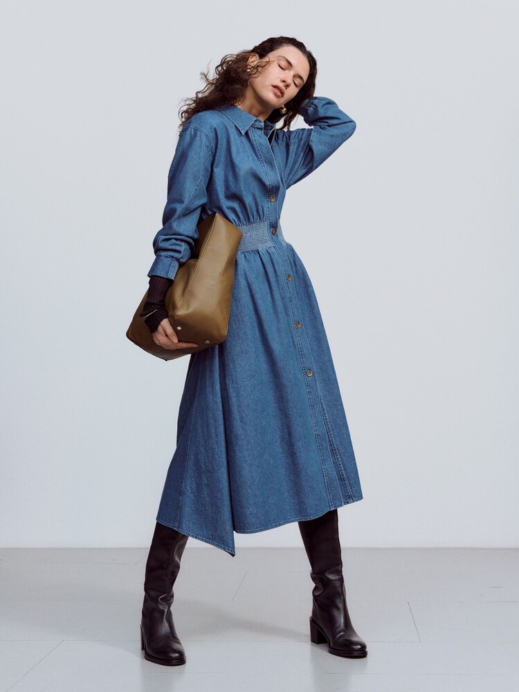 jigsaw denim dress Jigsaw Denim Dress 10