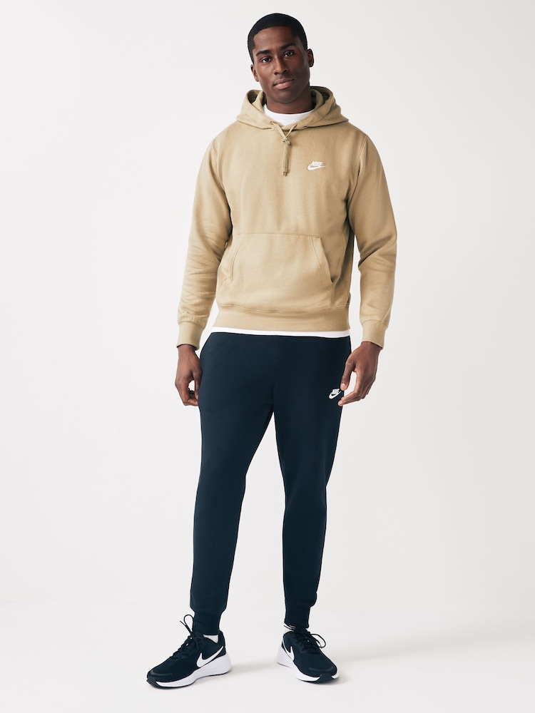 Nike Olive Green Club Pullover Hoodie - Image 4 of 4