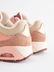 Neutral/Pink - Robuste Sneaker mit elastischen Schnürsenkeln - Bild 6 von 7