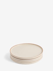 French Connection Cream Speckle Watamu Set of 4 Side Plates - Image 3 of 4