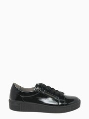 Gabor Wisdom Black Patent Sport Casual Trainers - Image 1 of 6