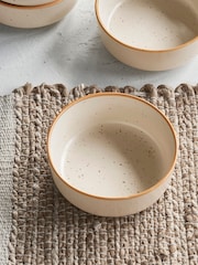 French Connection Cream Speckle Watamu Set of 4 Cereal Bowls - Image 1 of 3