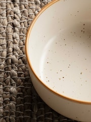 French Connection Cream Speckle Watamu Set of 4 Cereal Bowls - Image 2 of 3