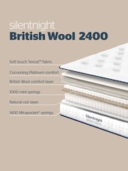 Silentnight Wool Naturals Pocket 2400 Mattress - Image 2 of 4
