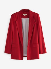 Red Linen Blazer - Image 5 of 6
