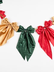 Scottish Everlastings Ltd Red Satin Bow Garland - Image 3 of 3
