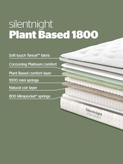Silentnight White Plant Naturals Pocket 1800 Mattress - Image 2 of 4