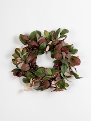 Scottish Everlastings Ltd Green Seasonal Foliage Wreath - Image 2 of 2