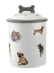 White Royal Worcester Wrendale Dog Treat Jar - Image 2 of 4