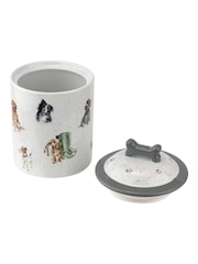 White Royal Worcester Wrendale Dog Treat Jar - Image 3 of 4