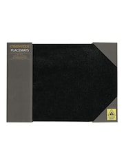 Set of 2 Black Granite Placemats - Image 1 of 2