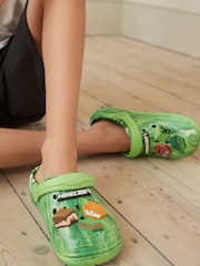 Green Marble Minecraft Clogs - Image 1 of 8