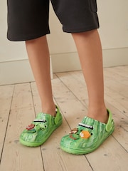 Green Marble Minecraft Clogs - Image 2 of 8
