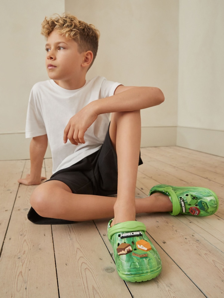 Green Marble Minecraft Clogs - Image 3 of 8