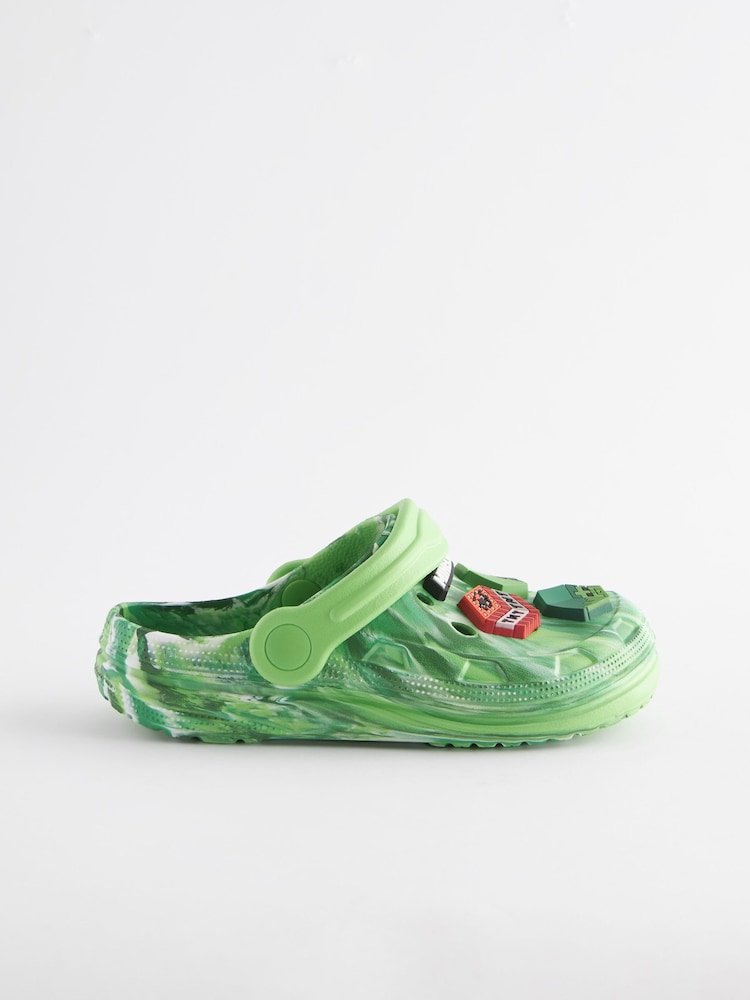 Green Marble Minecraft Clogs - Image 5 of 8