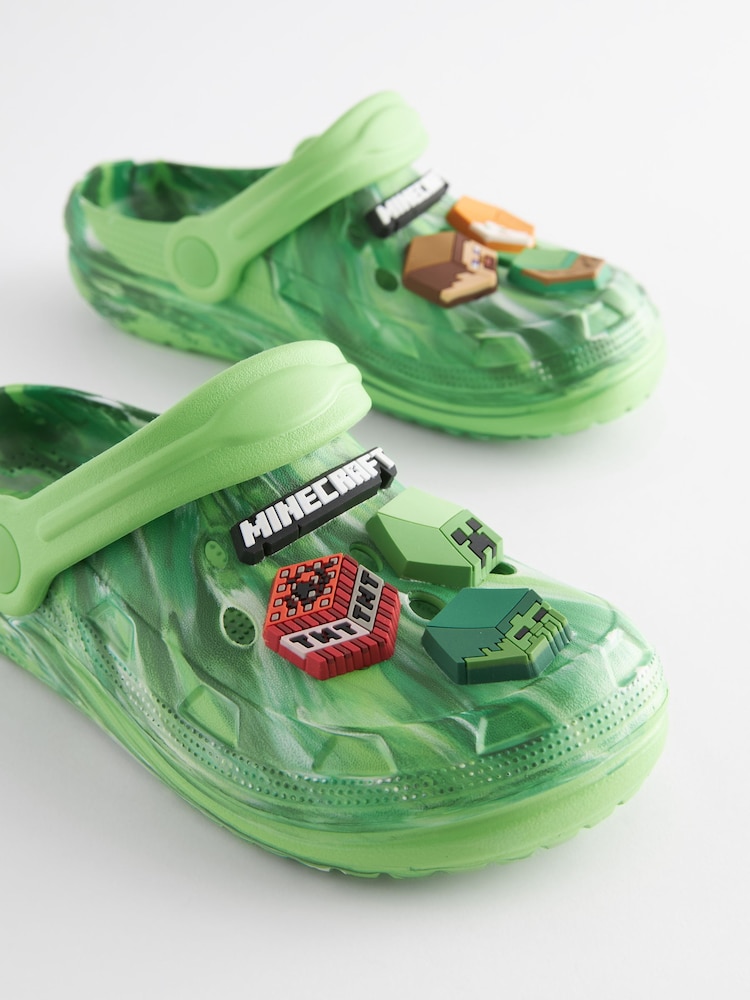 Green Marble Minecraft Clogs - Image 6 of 8