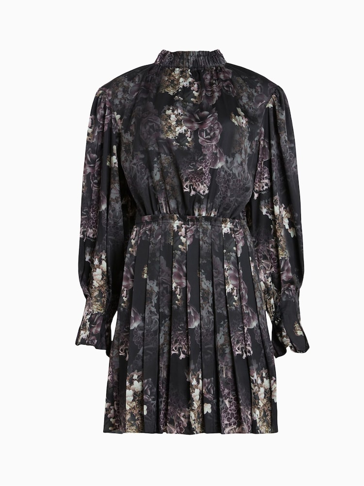 AllSaints Black Zoey Margeaux Dress - Image 7 of 7