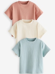 Neutrale Farbe - Kurzärmelige T-Shirts, 3er-Pack (3 Monate–7 Jahre) - Bild 1 von 6