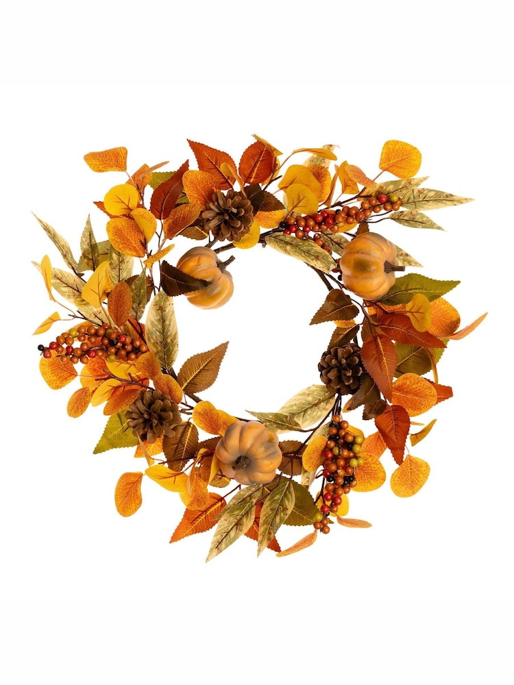 Scottish Everlastings Ltd Φθινοπωρινό στεφάνι κολοκύθας - Εικόνα 2 του 4 Scottish Everlastings Ltd Φθινοπωρινό στεφάνι κολοκύθας - Εικόνα 2 του 4
