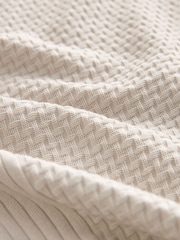 Neutral Textured Block Polo Shirt - Image 7 of 8