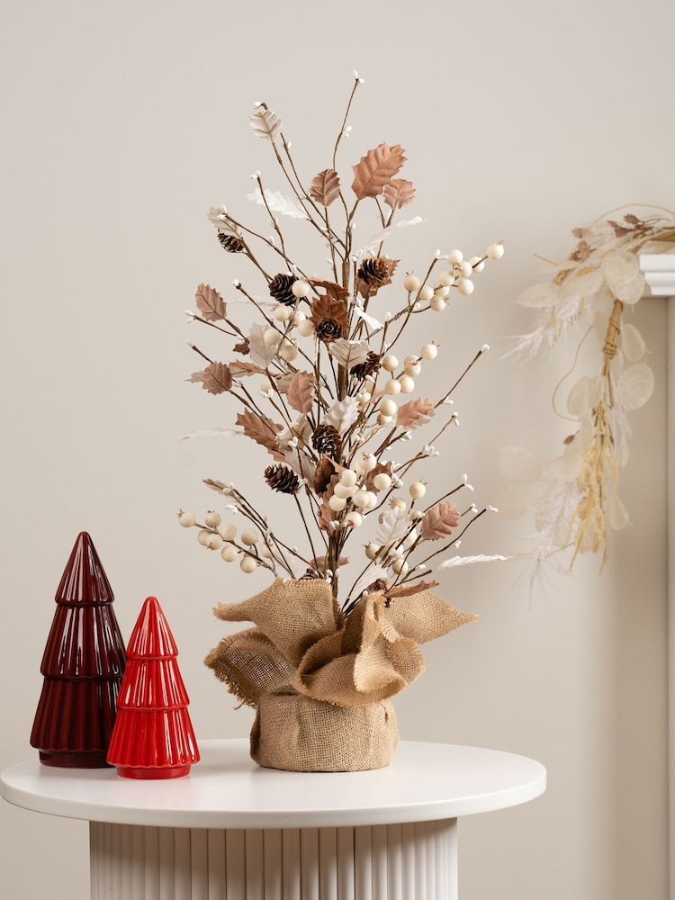 Scottish Everlastings Ltd Green Artificial Holly Tree - Image 1 of 3 Scottish Everlastings Ltd Green Artificial Holly Tree - Image 1 of 3