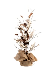 Scottish Everlastings Ltd Green Artificial Holly Tree - Image 2 of 3