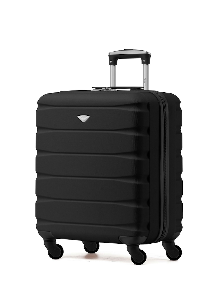 Flight Knight 56x45x25cm EasyJet Overhead 4 Wheel ABS Hard Case Cabin Carry On Hand Luggage - Image 1 of 7