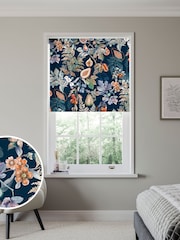 River Blue Roche Made to Measure Blackout Roller Blind - Image 1 of 6