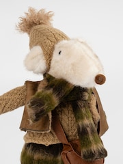 Scottish Everlastings Ltd Brown Plush Traditional Santa Christmas Decoration - Image 3 of 3