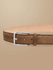 Cinturón de ante fabricado en Inglaterra de Charles Tyrwhitt - Imagen 3 de 3