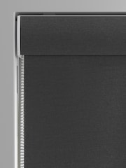 Dark Charcoal Grey 100% Cotton Made To Measure Roman Blind - Image 3 of 6