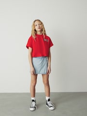 Red Chicago Bulls NBA Boxy Graphic T-Shirt (3-16yrs) - Image 3 of 7