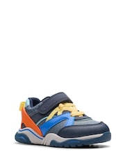Clarks Grey Standard Fit (F) Feather Pace Trainers - Image 3 of 7