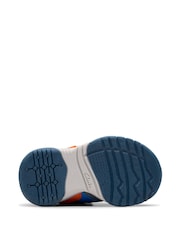Clarks Grey Standard Fit (F) Feather Pace Trainers - Image 7 of 7