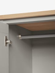 Dove Grey Malvern Statement Double, 1 Drawer Wardrobe - Image 10 of 10