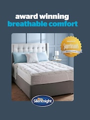 Silentnight White Airmax 1000 10cm Mattress Topper - Image 9 of 10