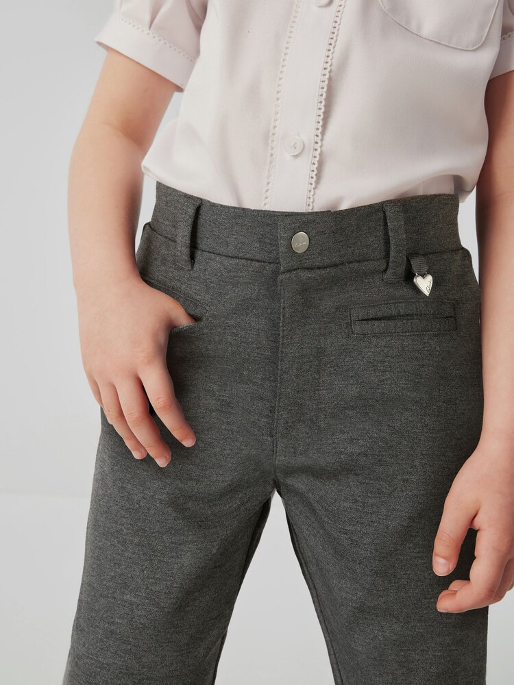 Buy Clarks Grey School Ponte Skinny Trousers from the Next UK