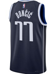 Nike Blue Dallas Mavericks Jordan Statement Edition Swingman Jersey - Luka Doncic Unisex - Image 3 of 3