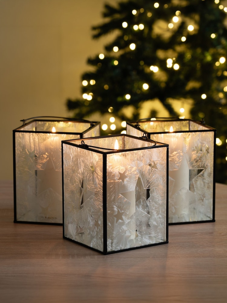Scottish Everlastings Ltd Black Star Lanterns - Image 1 of 3 Scottish Everlastings Ltd Black Star Lanterns - Image 1 of 3